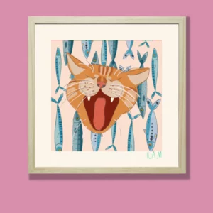 Picture frame Cat 30X30